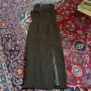 PATRICK COLLECTION BROWN MAXI SEXY DRESS
